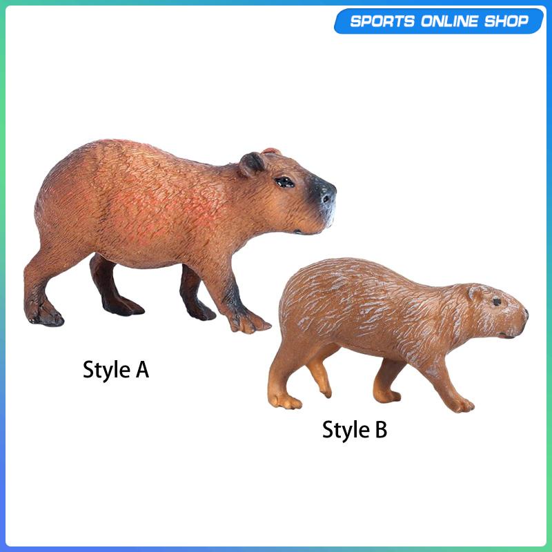 [Beauty] Capybara Figurines Model Animal Figurines Capybara Statue ...