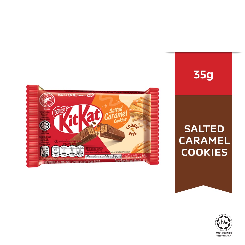 Nestle Kitkat Salted Caramel Cookies 4F (35g) Shopee Singapore