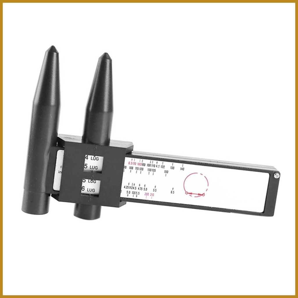 PCDs Measuring Gauge 8 Lugs Sliding PCDs Ruler Automotive Wheel/Rim