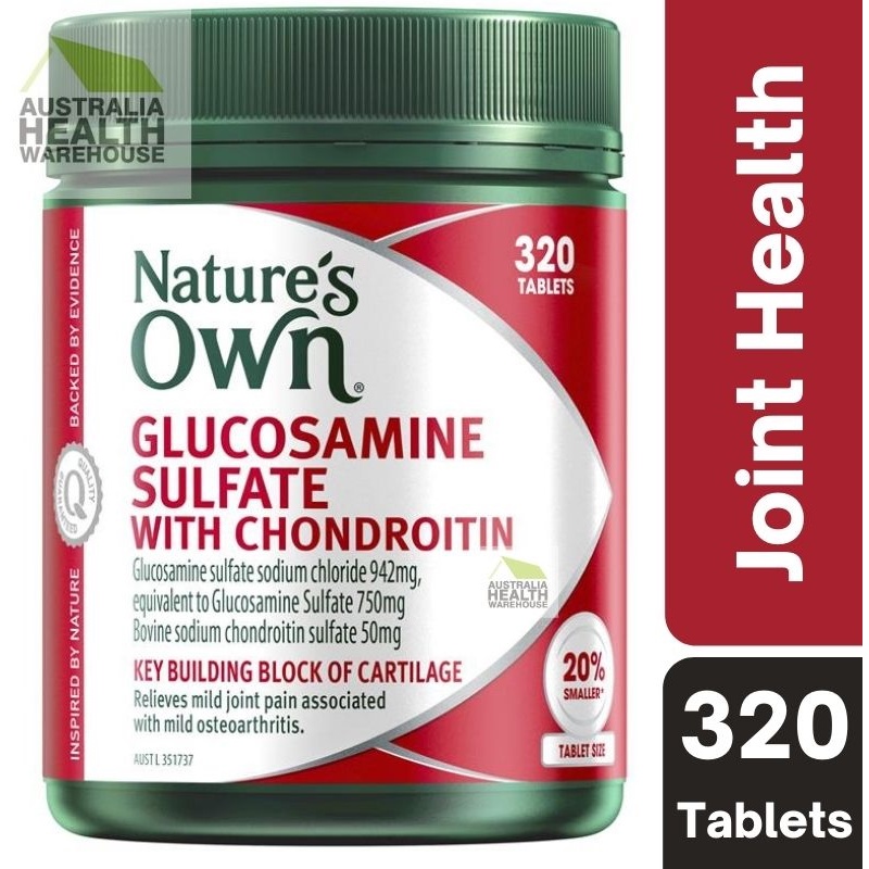 Nature's Own Glucosamine Sulfate With Chondroitin 320 Tablets October