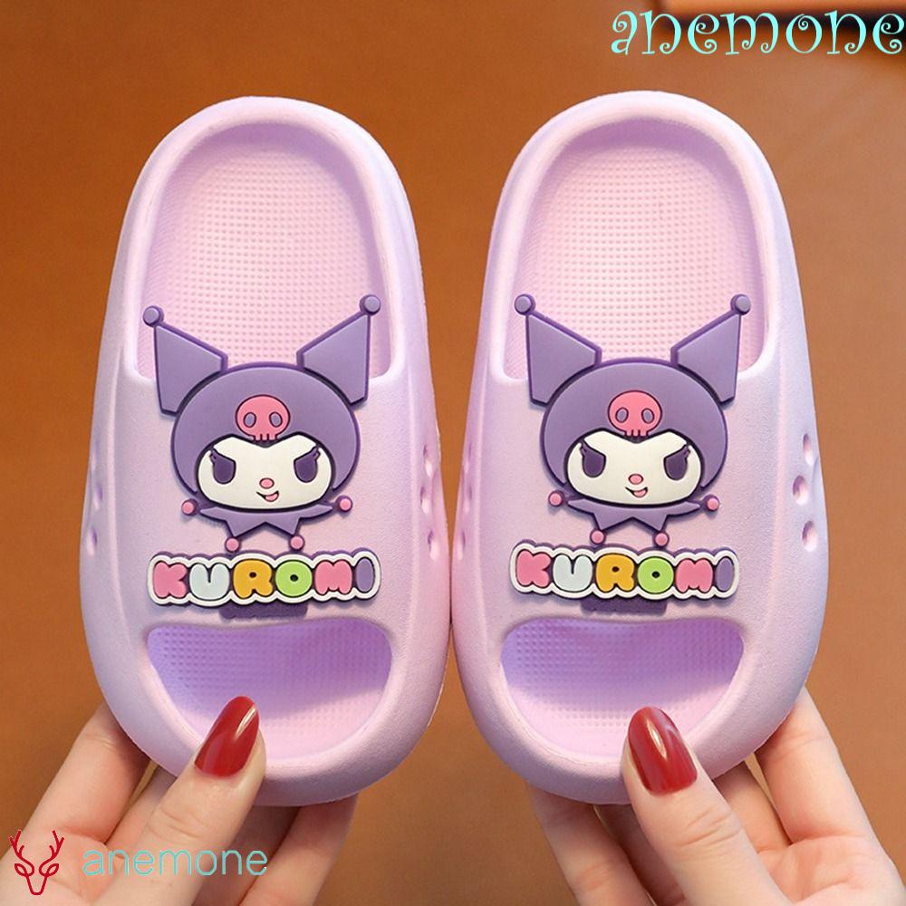 Anemone Women Slippers Cute Summer Casual Beach Slippers Kuromi Kids 