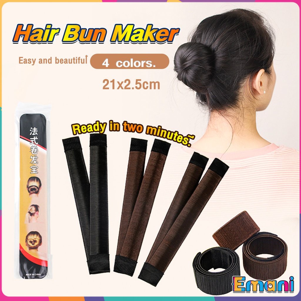 Emani Magic Hair Bun Maker Hair Styling Clip Magic Bun Maker Donut