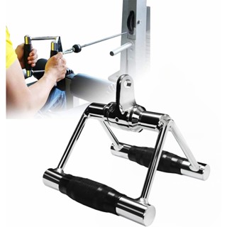 Cable weight outlet machine handles