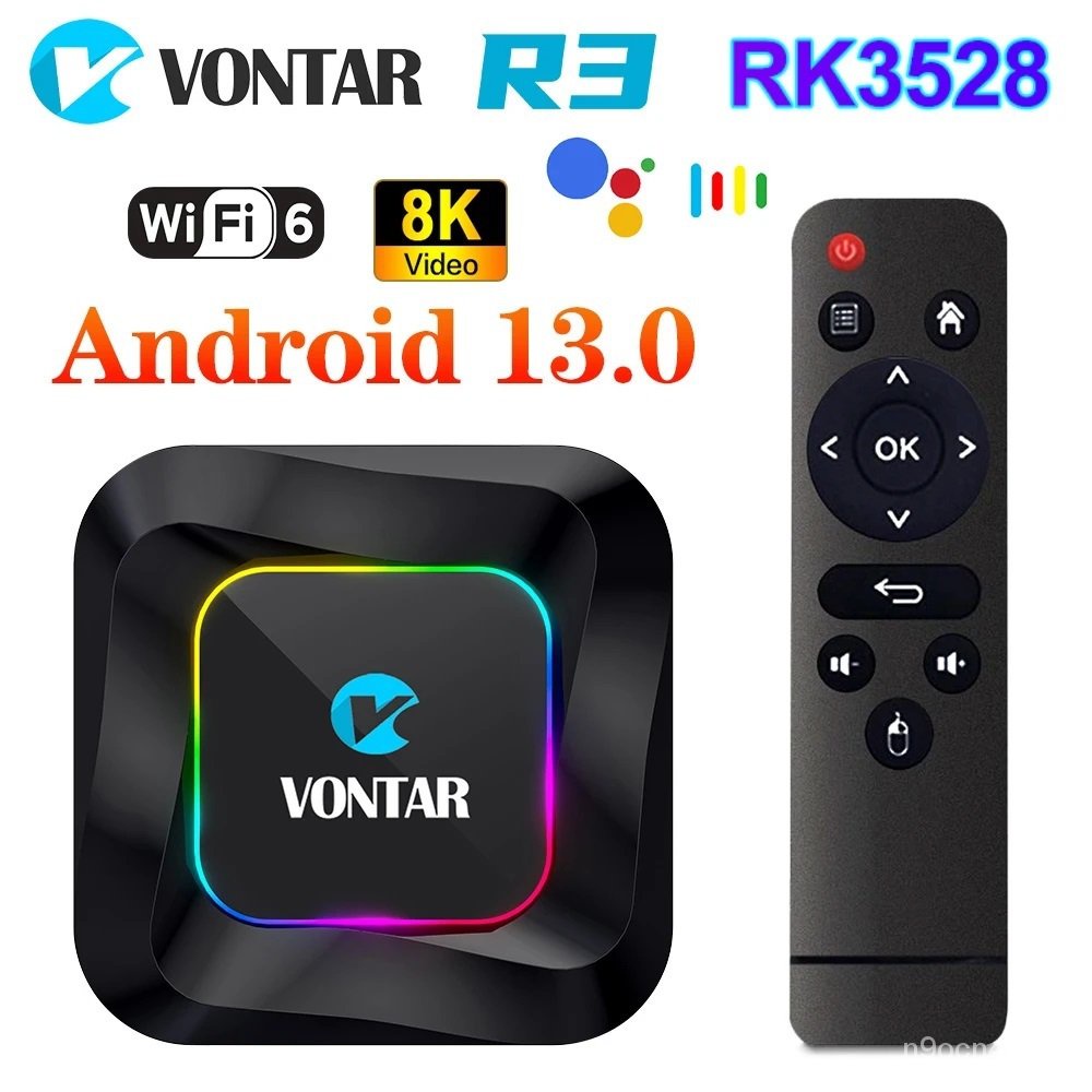 VONTAR R3 TV Box Android 13 Rockchip RK3528 Quad Core Cortex A53 ...