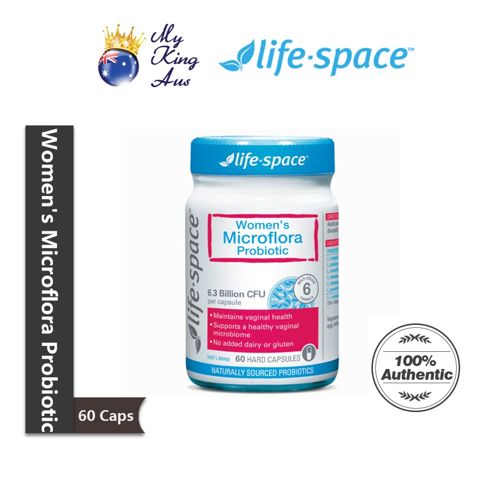 Life Space Womens Microflora Probiotic 60 Capslues Maintain Womens