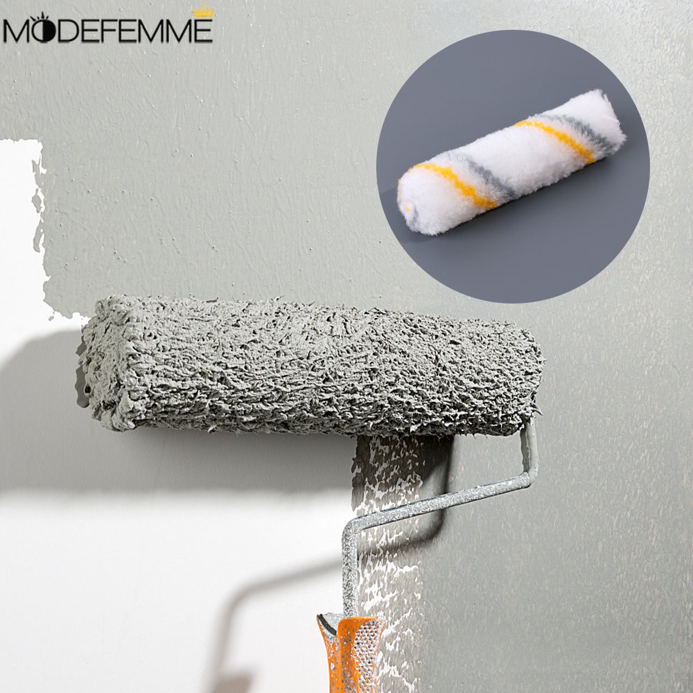 100mm Mini White Durable Foam Paint Roller 4 Inch High Density Foam