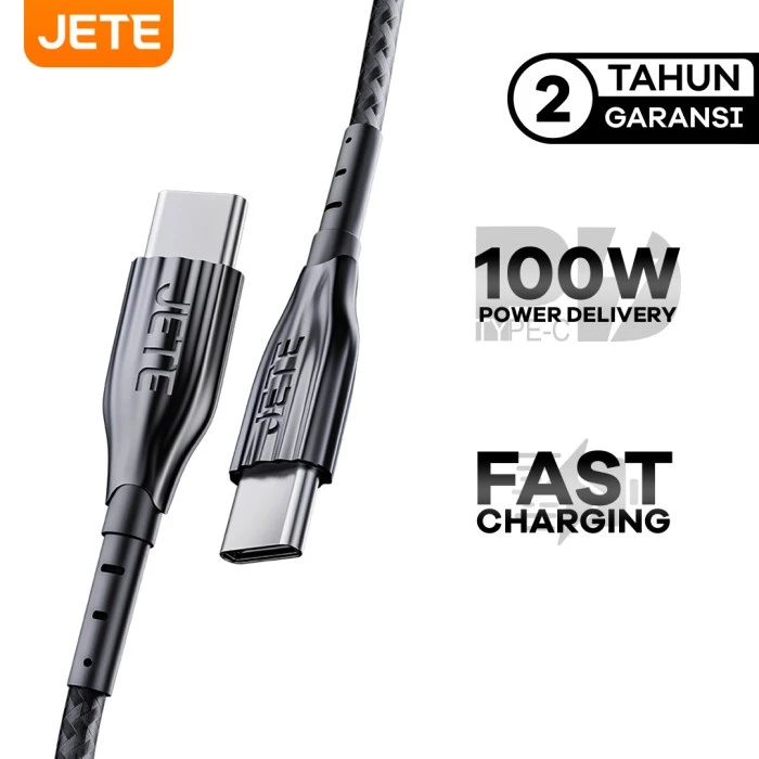 JETE CX8 Kabel Data Fast Charging Type C to Type C - Garansi 2 Th - Gambar 3