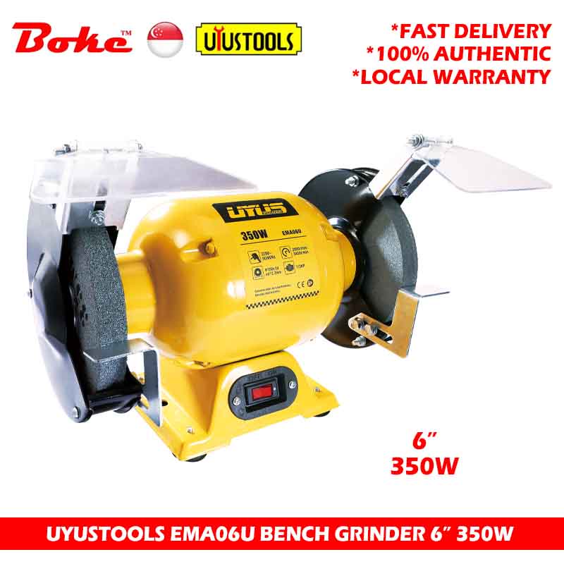 UYUSTOOLS EMA06U(6inch 350W) EMA08U(8inch 550W) BENCH GRINDER