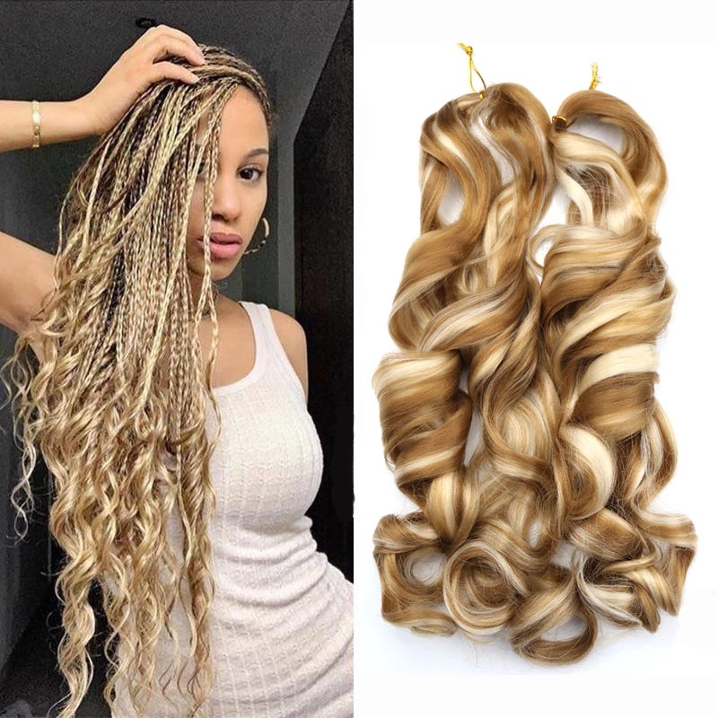 French Braids Hair Extensions  French Curly Braiding Hair