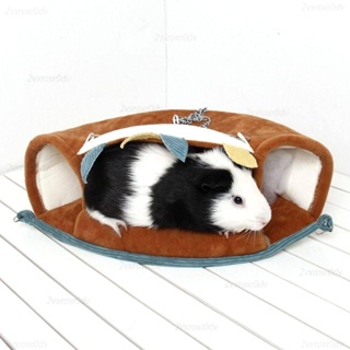 Hamster Cage Hammock Ferret Hide Tunnel Warm Rat Small Animals Play Tube  Swing Sleeping Hanging Bed Nest Hideaway Toy