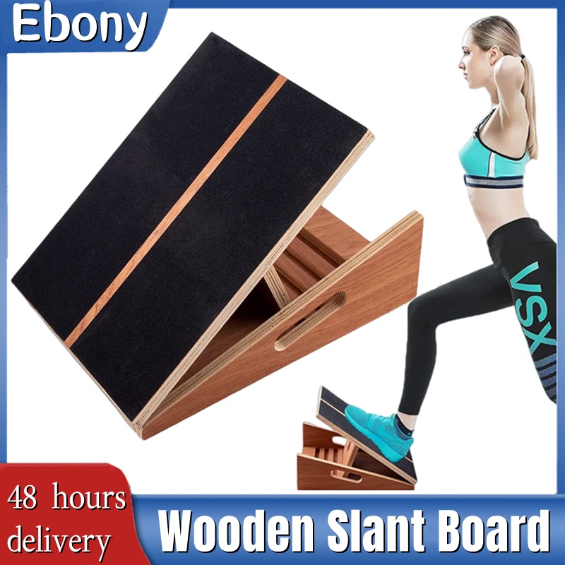 [SG SELLER LOCAL STOCK] Professional Wooden Slant Board, Adjustable ...