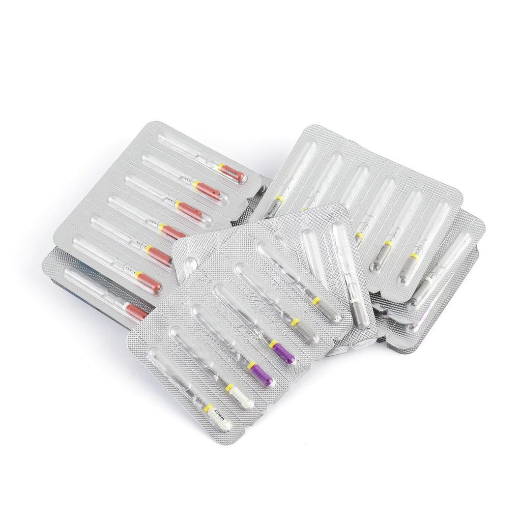 Dental Rotary Endodontic C-Files Stainless Steel C Files for Root Canal # 8-15