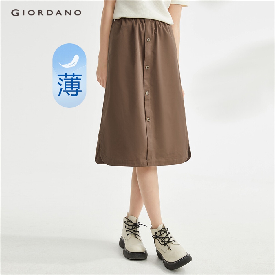 Elastic waist shop skirt cotton