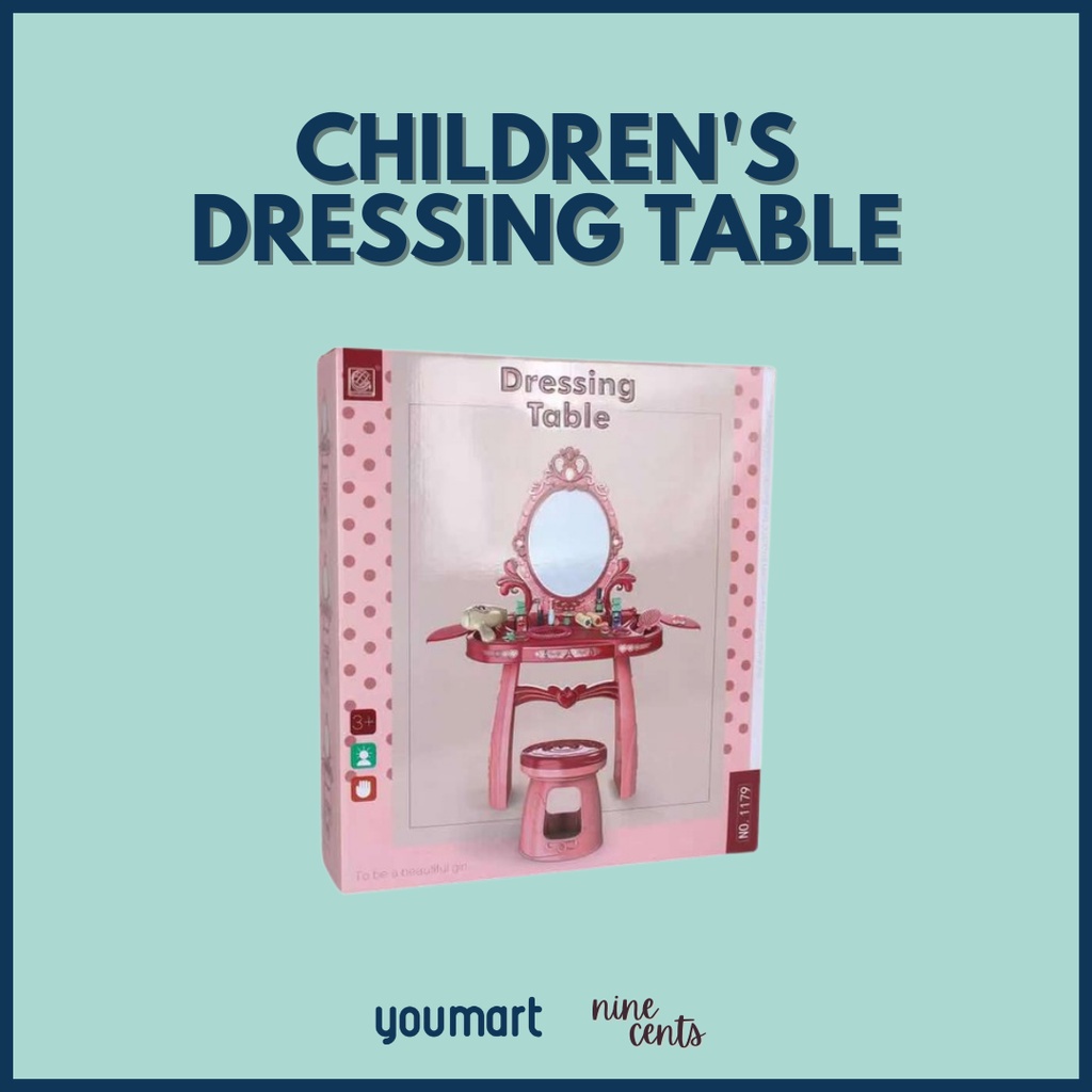 Children Dressing Table with Chair, Light and Music by ninecents (1