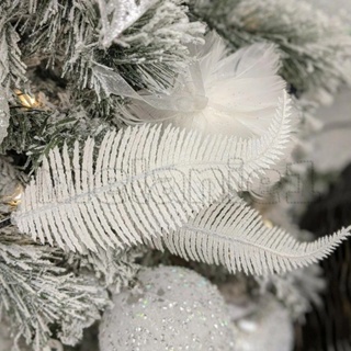 36 Pieces Angel Feather Wings Ornament Sublimation Ornament Blanks Set  White