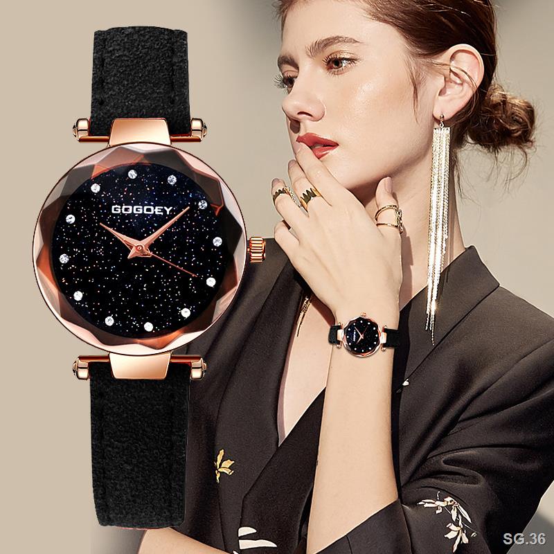 Gogoey Women s Watches 2023 Fashion Reloj Mujer Starry Sky Luxury Ladies Watches For Women Rhinestone bayan kol saati Shopee Singapore