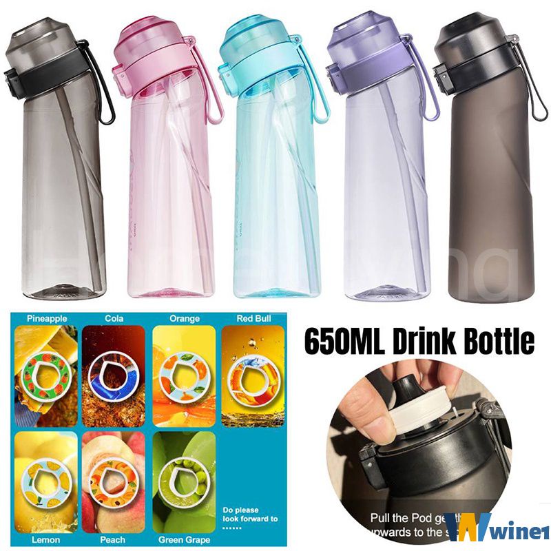 650ML Air up Water Bottle 0 Sugar 0 Ka Flavor Cup Air up Sports Straw ...