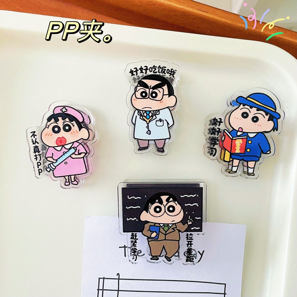 Crayon Shinchan Nurse Teacher Clip Sealing Clip Note Clip Pp Clip Test ...