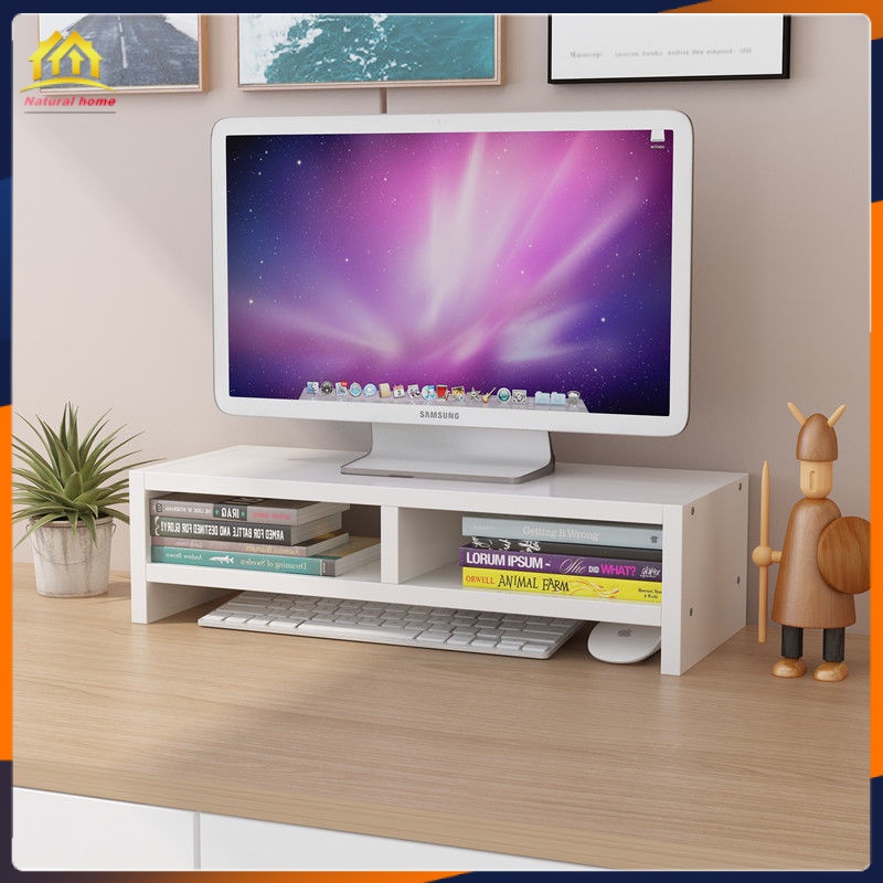 Wooden Monitor Stand Monitor Riser Office Desktop Computer Monitor