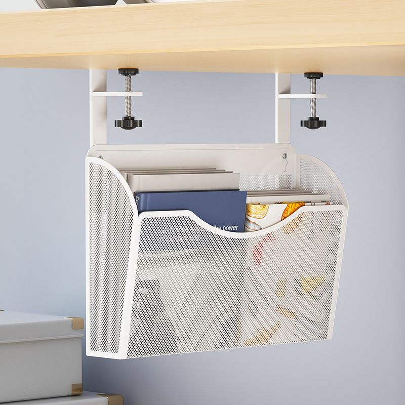 Multifunctional storage rack under table storage basket desk storage