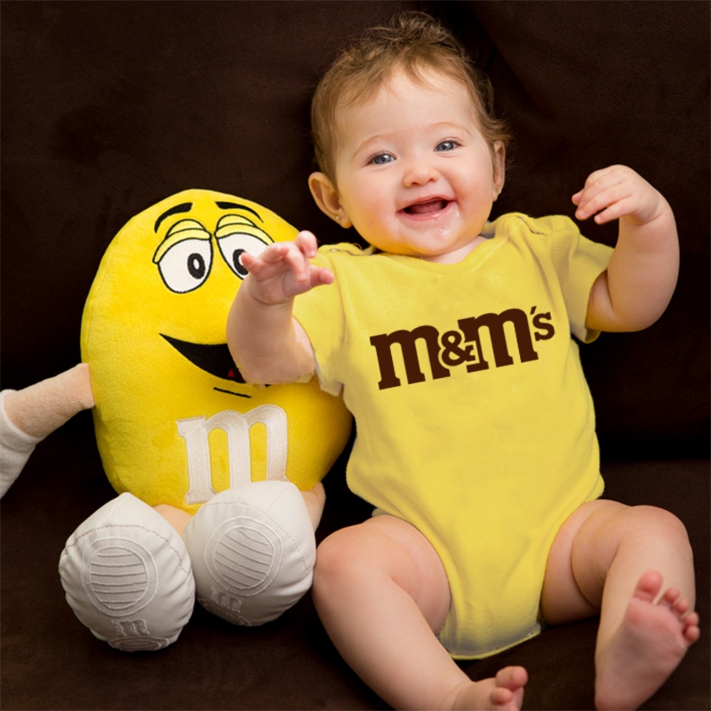 M&m baby romper best sale