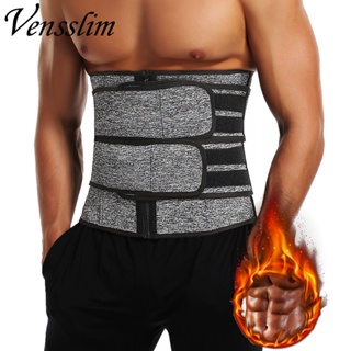 Men Waist Trainer Slimming Belts Abdomen Fat Burning Modeling Tummy Belts Girdle  Belly Body Shaper Corset