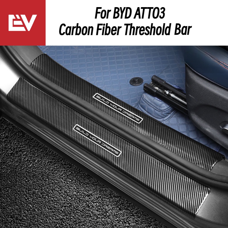 BYD ATTO 3 SEAL Dolphin Threshold Bar Carbon Fiber Pattern Kit ABS ...