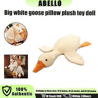 190cm Giant Long Plush White Goose Toy Stuffed Lifelike Big Wings