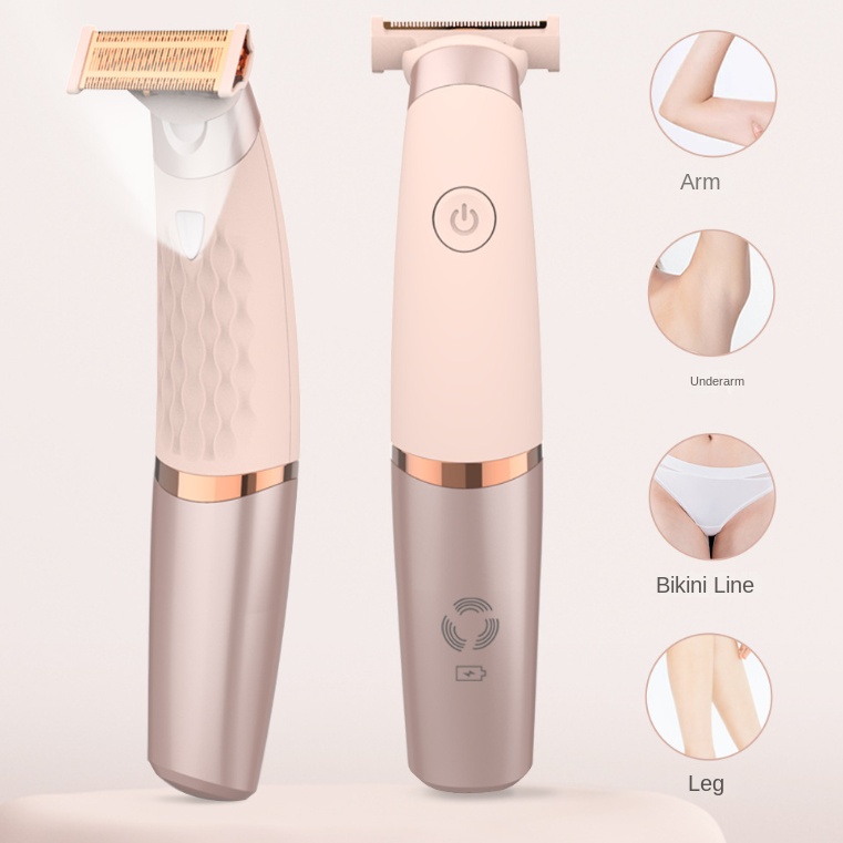 Women s electric hair shaver lip hair armpit hair shaver private hair removal device leg hair pubic hair trimmer Shopee Singapore