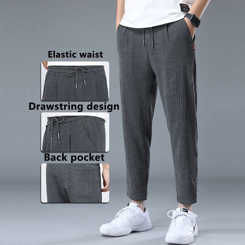 CEO Men's Formal Pant Office Pants Stretchable Elastic Straight