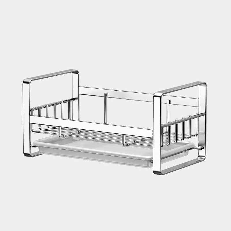 YOUNAL 304 Stainless Steel Wall Hanging Kitchen Rack Sink Drain Rack ...