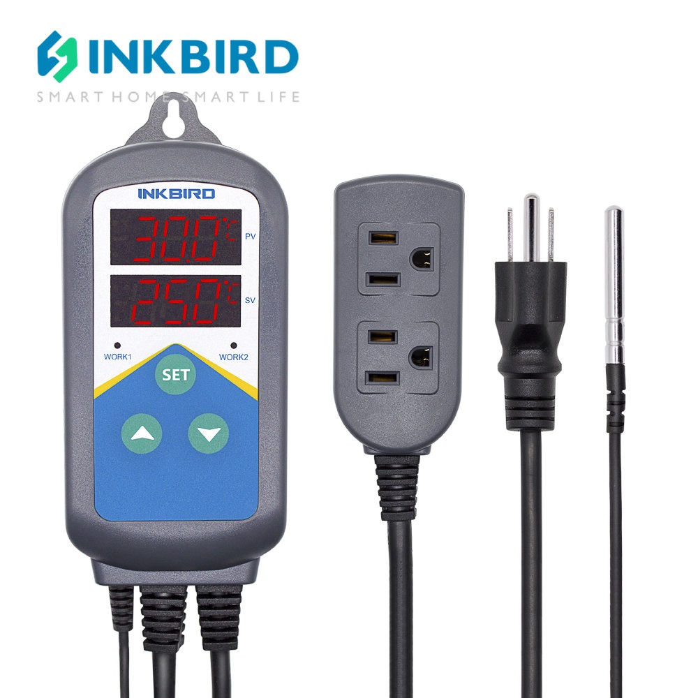 INKBIRD ITC-306T Digital Heating Thermostat Temperature Controller and ...
