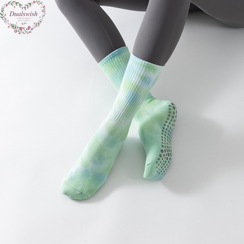 Women Anti-Slip Yoga Socks Pilates Socks Fitness Gym Sports 5