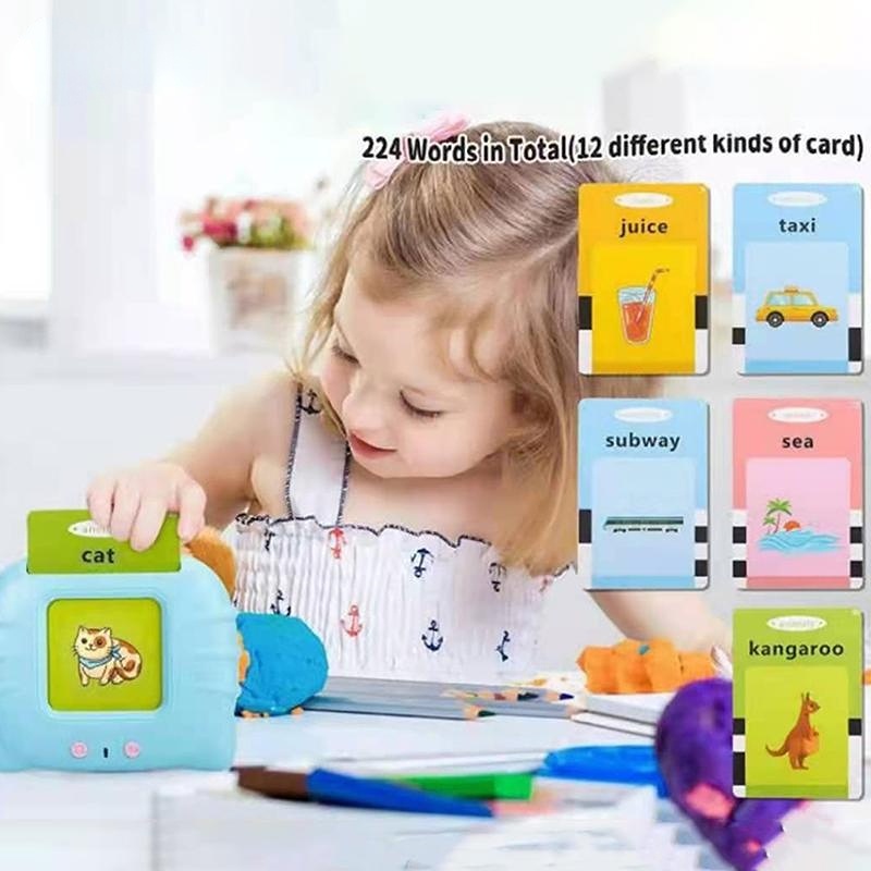 112PCS Card Reader Childhood Early Intelligent Education Audio ...