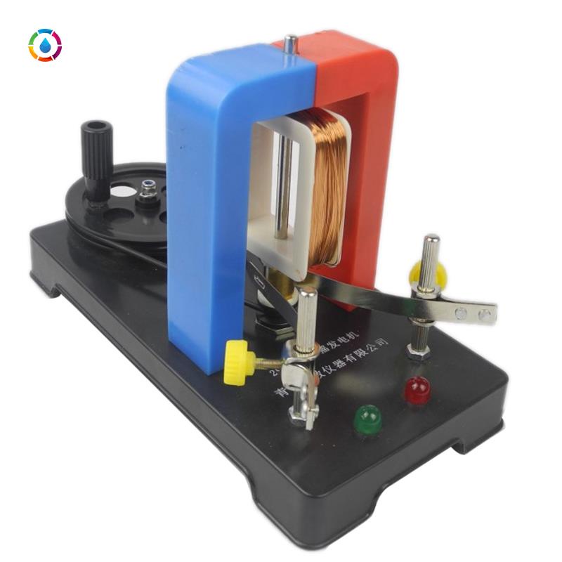 DIY Hand Electricity Generator Model AC-DC Electric Generator Physical ...