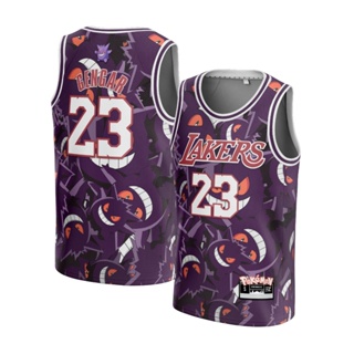 Los Angeles Lakers #23 LeBron James Purple NBA Swingman Stitched NBA Jersey  in 2023