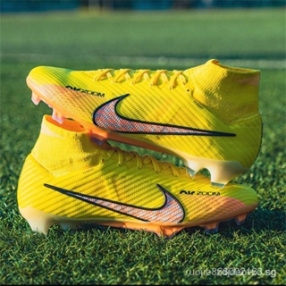 Kasut Bola Sepak Niike Air Zoom Mercurial 15 Vapor Superfly 9 Mbappe  Recharge Elite KM FG Outdoor Football Shoes Men's Boots