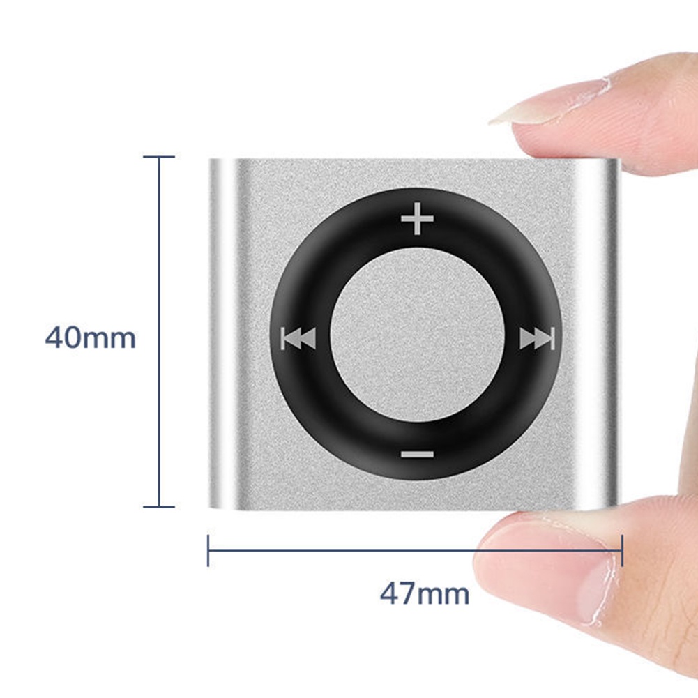 [myhomever.sg] Mini Clip MP3 Player with Speaker TF Card 64G Expansion ...