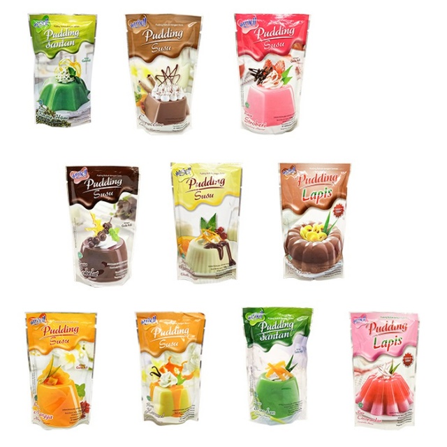 Nutrijell Milk PUDDING 145 Grams Assorted Flavors Coconut PUDDING ...