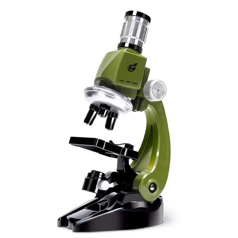 100X1200X Monocular Optical Microscope LED Elementary School Children