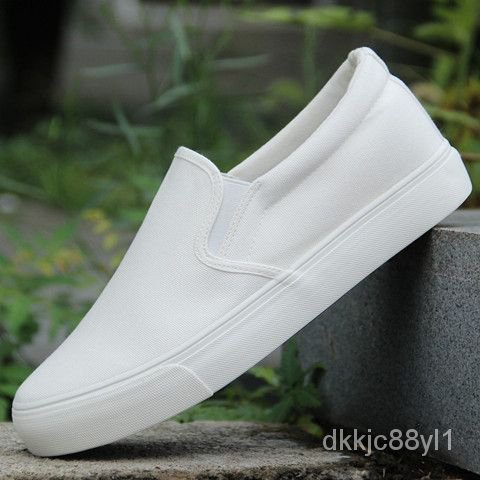 All white hot sale canvas shoes