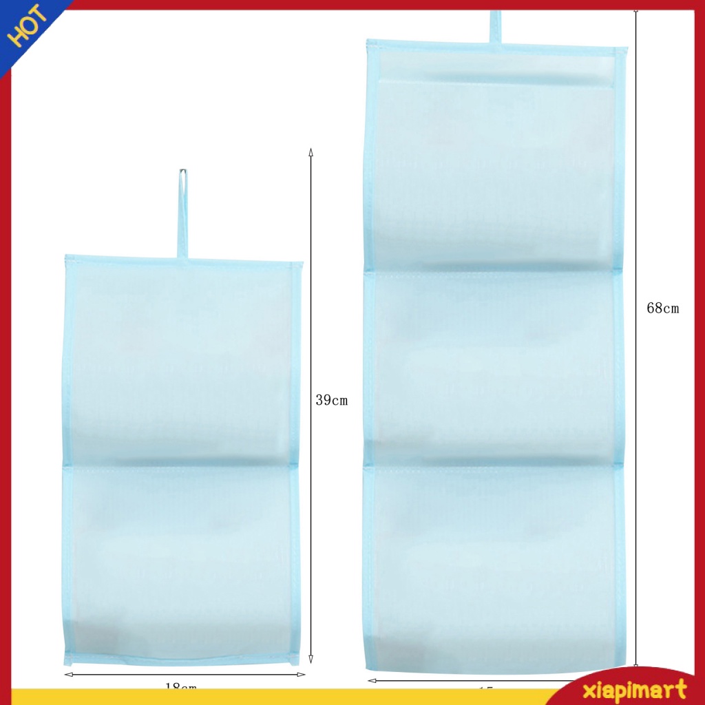 {xiapimart} Reusable Toilet Paper Storage Bag for Bedroom Translucent