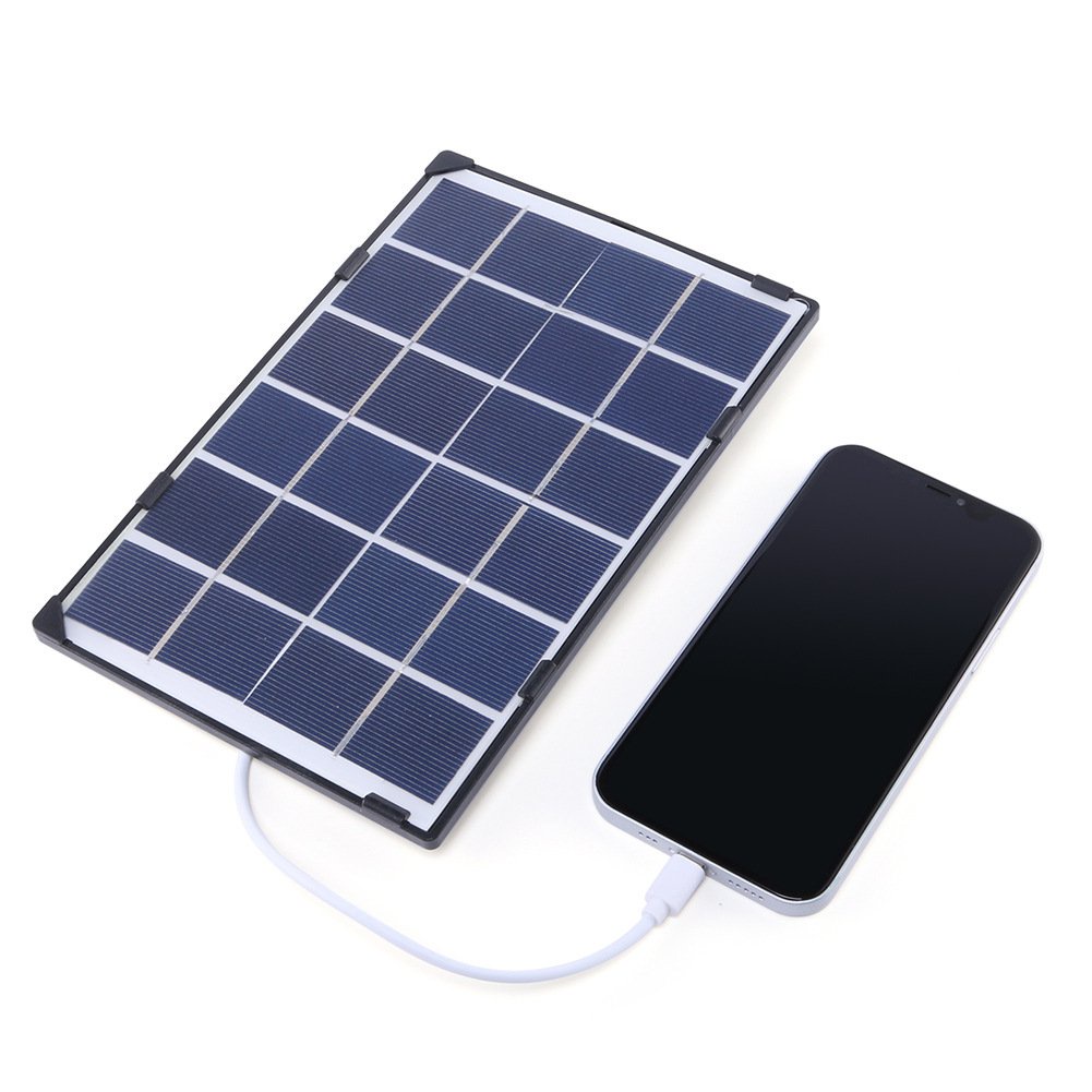 6W 5VSolar Charger Solar Panel Power Bank Portable Battery for Mobile