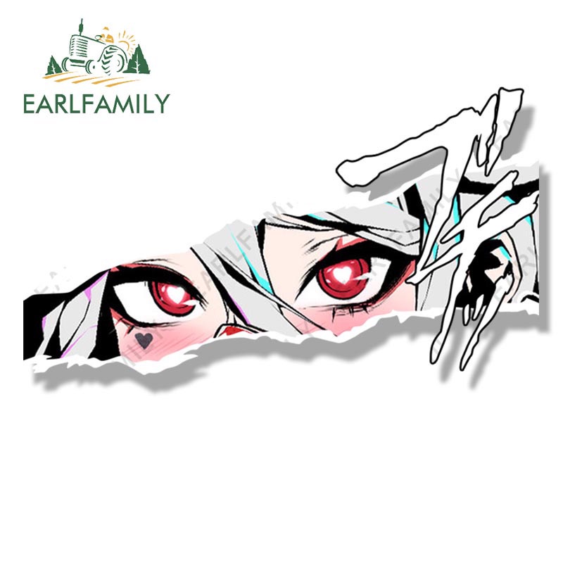 EARLFAMILY Punk Modeus From Helltaker Peeker Car Sticker Cartoon ...
