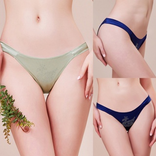 Girls Rhinestone Flower Japanese Briefs Satin Underwear Women's