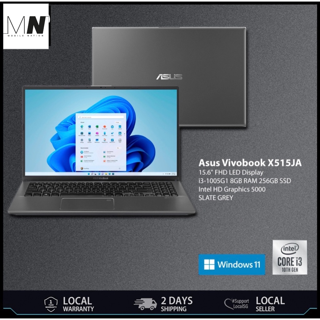 ASUS Vivobook 14 F415EA /X413JA / X515JA | 14 FHD / 15 FHD | i5-1135G7 / i3-1005G1 | 8 / 4GB RAM | 256GB SSD | Intel GPU