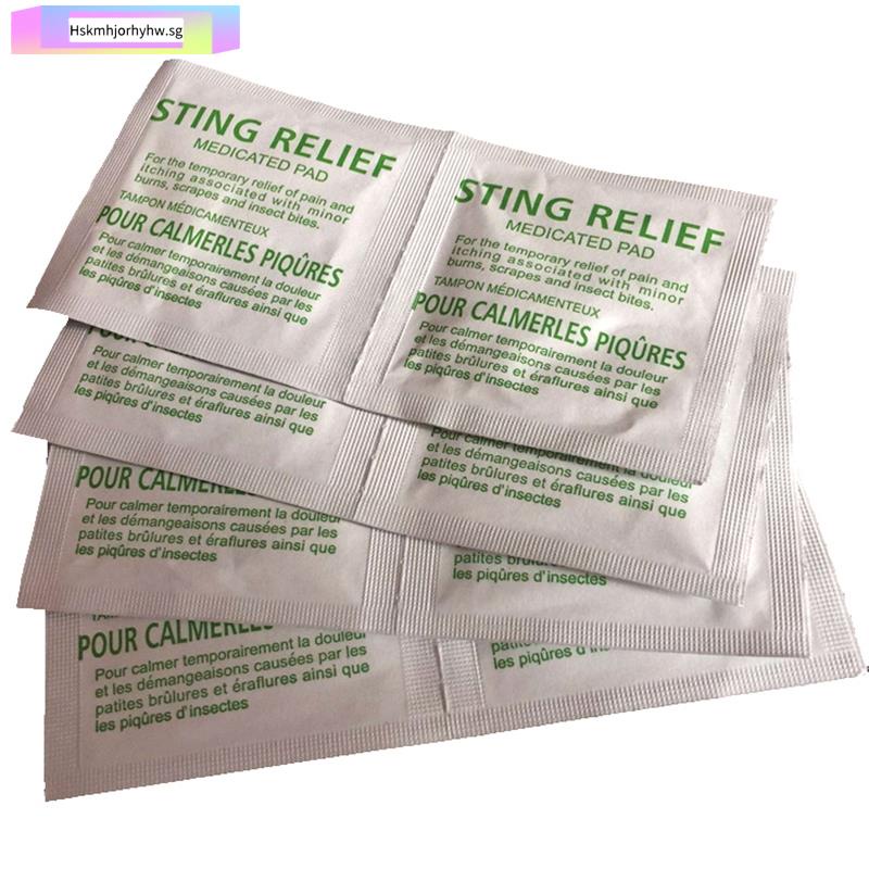 200 Pcs Sting Relief Prep Pad, Sting Preparation Pad, Insect Sting