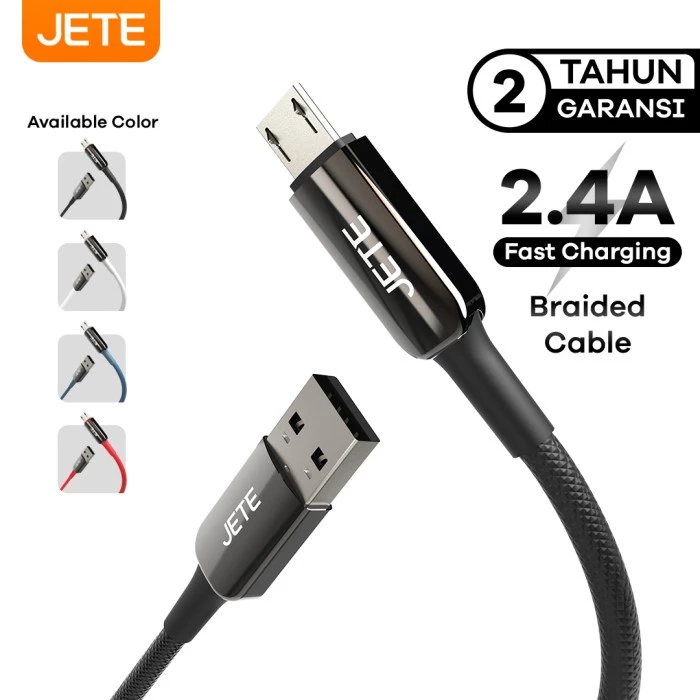 JETE CX9 Kabel Data Micro 12W Fast Charging 2.4A - Garansi 2 Tahun - Gambar 3