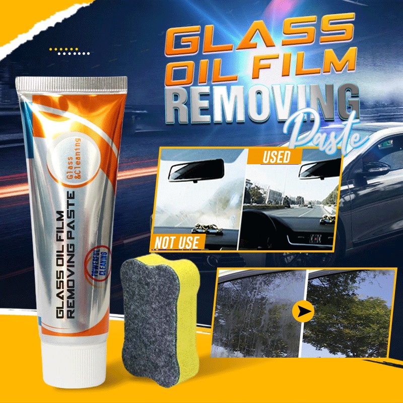 [Ready Stock] 50g Car Front Windshield Deep Cleaning Streak-Free Oil ...