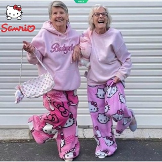 Sanrio Hello Kitty Dark Style Graffiti T-shirt Y2k Harajuku Streetwear  Couple Tops Soft Cotton Halloween